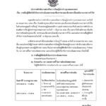 ประกาศรายชื่อผู้มีสิทธิเข้ารับการประเมินสมรรถนะเพื่อสรรหาและเลือกสรรเป็นพนักงานราชการทั่วไป